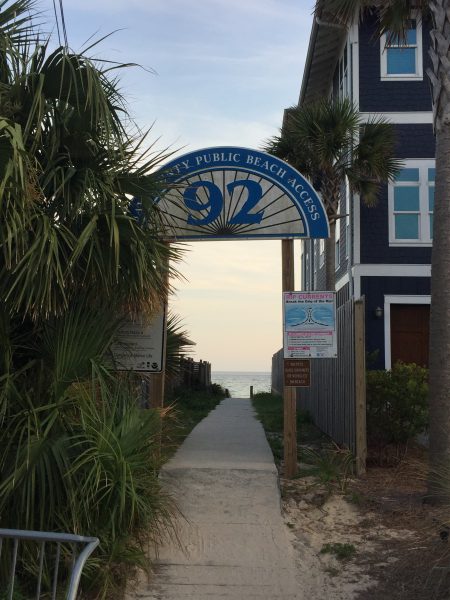 Beach Access 92 Sign PCB