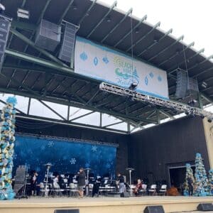 Aaron Bessant Park Amphitheater at Beach Home for the Holidays in PCB